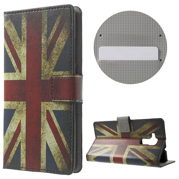 PU Leather Stand Case for Huawei Honor 5c / GT3 - Vintage UK Flag-1