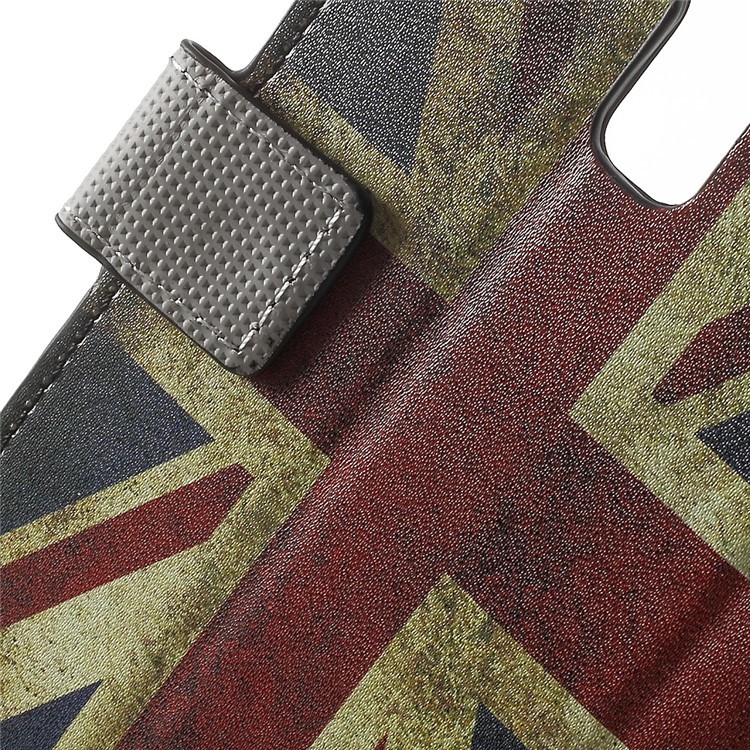 PU Leather Stand Case for Huawei Honor 5c / GT3 - Vintage UK Flag-6