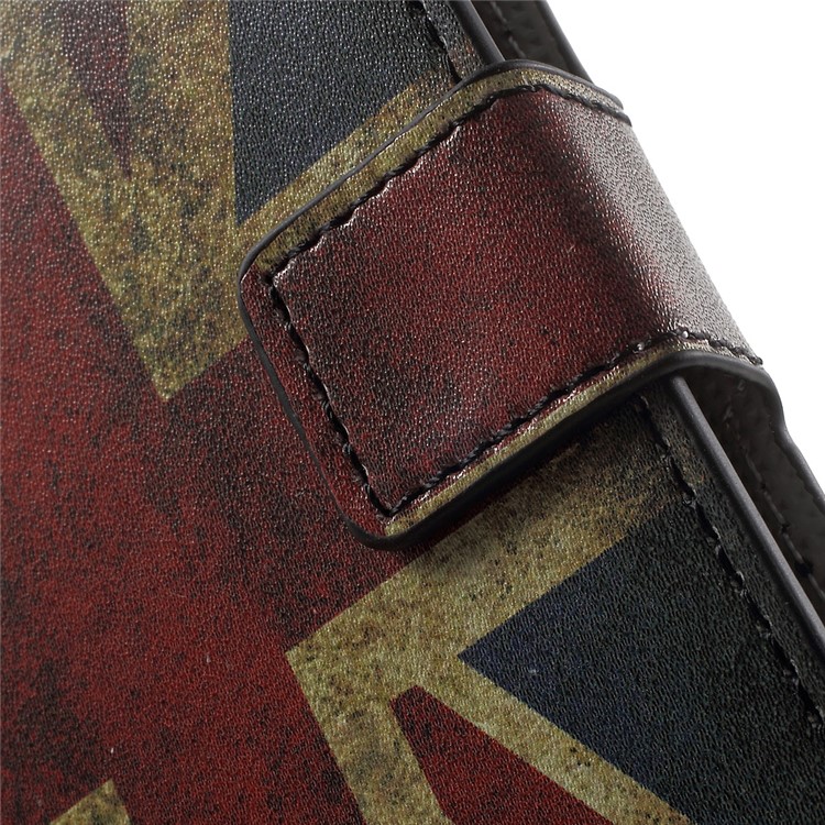 PU Leather Stand Case for Huawei Honor 5c / GT3 - Vintage UK Flag-7