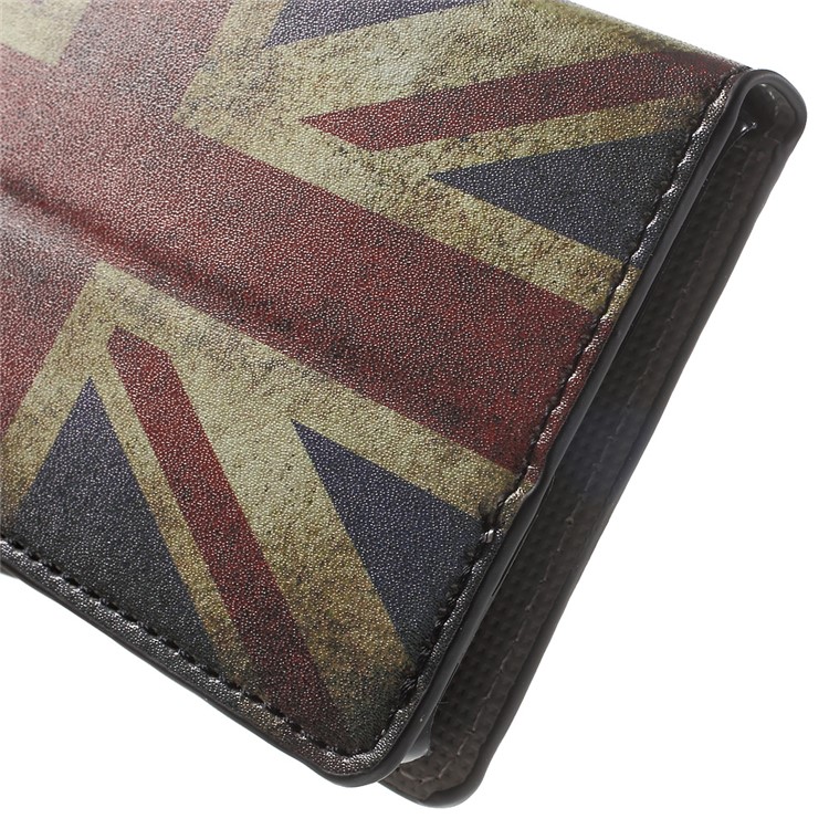 PU Leather Stand Case for Huawei Honor 5c / GT3 - Vintage UK Flag-8