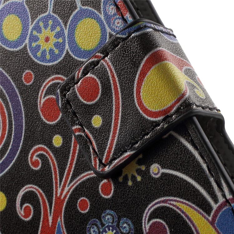 Phone Leather Card Holder Case for Huawei Honor 5c / GT3 - Paisley Flowers-7
