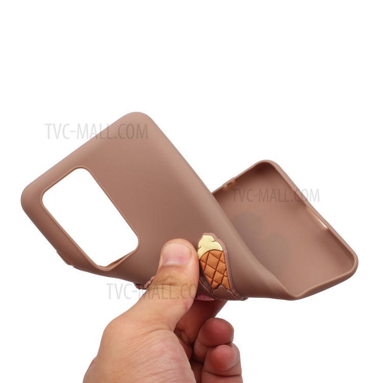 Animal Logo Decor TPU Unique Cover for Huawei P40 Pro - Bear-4