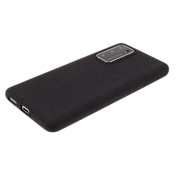 Case Elegante de TPU Mate de Doble Cara Para Huawei P40 - Negro