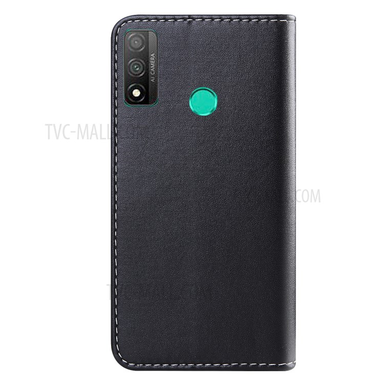 Three-color Splicing Wallet PU Leather Cover for Huawei P smart 2020 - Black/White/Grey-3