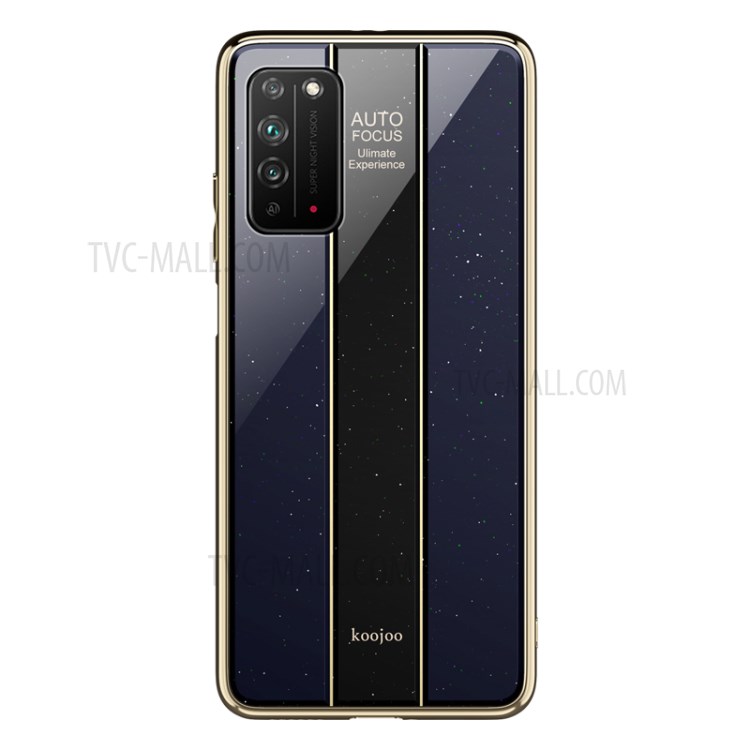Electroplated PC + TPU Hybrid Case for Honor X10 5G - Black-2