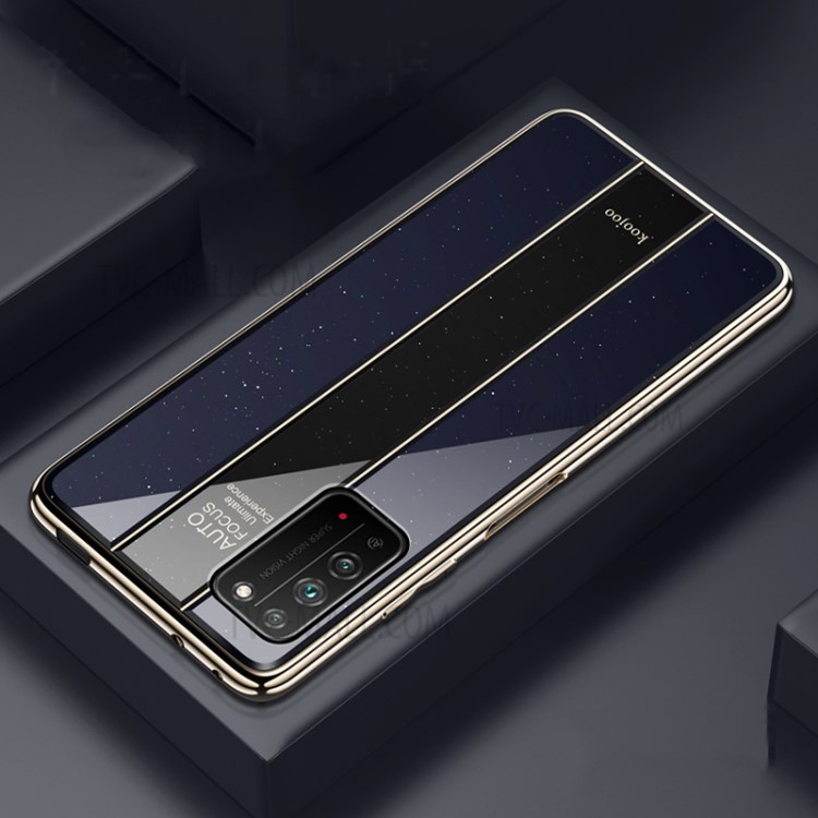 Electroplated PC + TPU Hybrid Case for Honor X10 5G - Black-3