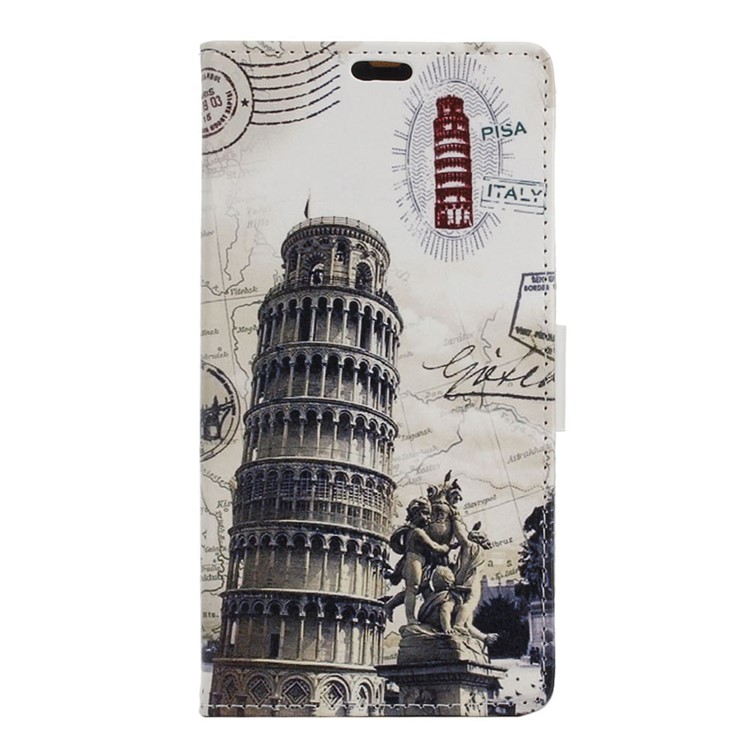Wallet Leather Stand Case for Huawei Y6 II / Honor 5A - Leaning Tower of Pisa-1