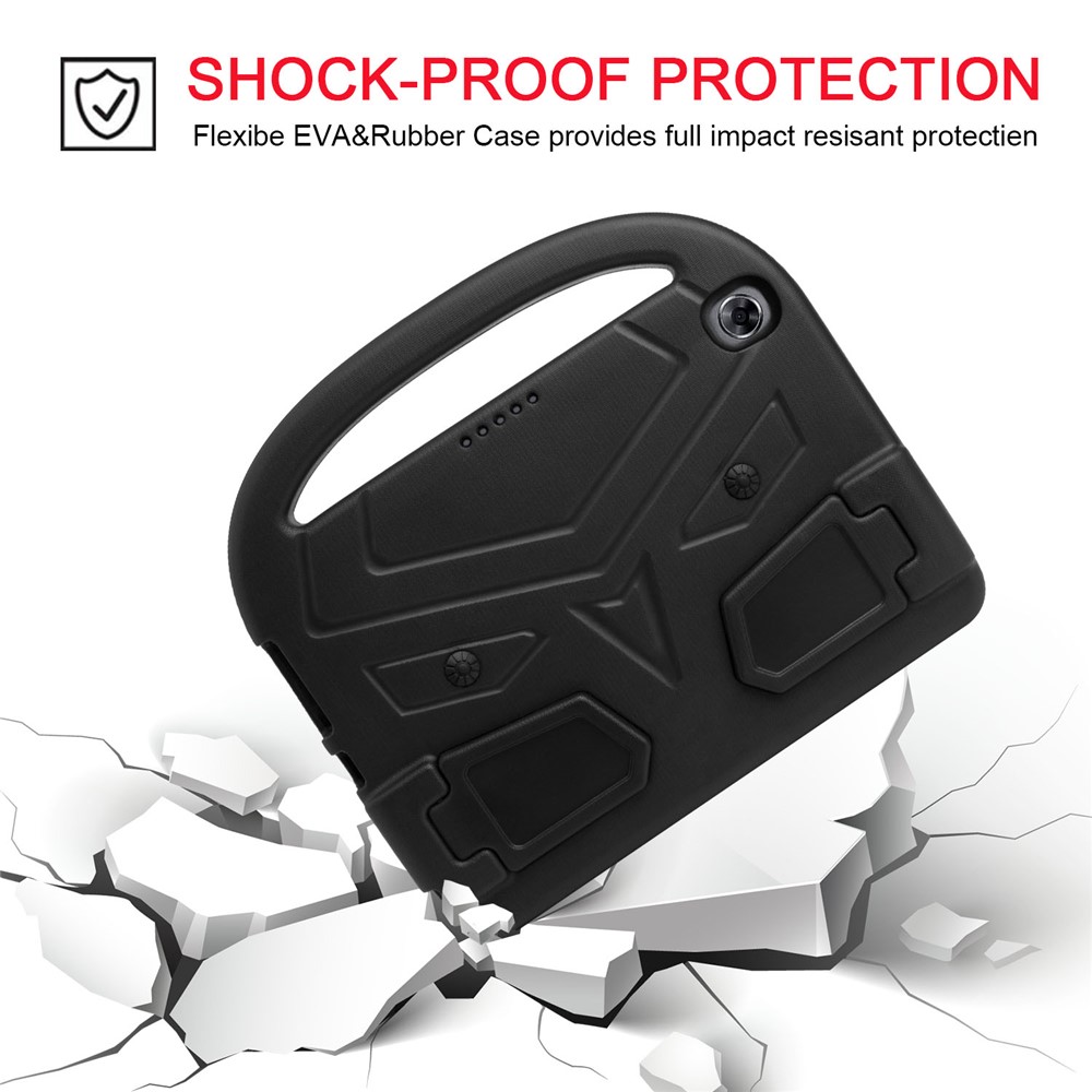 Antichocs Style Moineau Béquille Shell Comprimé EVA Pour Huawei MediaPad M5 10 (10,8" ) / M6 MediaPad 10,8 Pouces - Noir-3