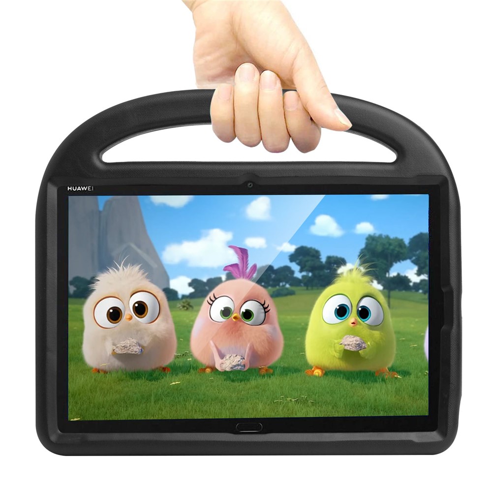 Antichocs Style Moineau Béquille Shell Comprimé EVA Pour Huawei MediaPad M5 10 (10,8" ) / M6 MediaPad 10,8 Pouces - Noir-6