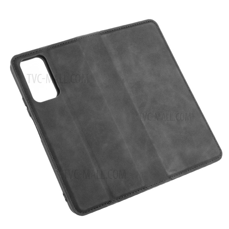 Silky Touch Auto-absorbed Leather Cover for Honor X10 5G - Black-6