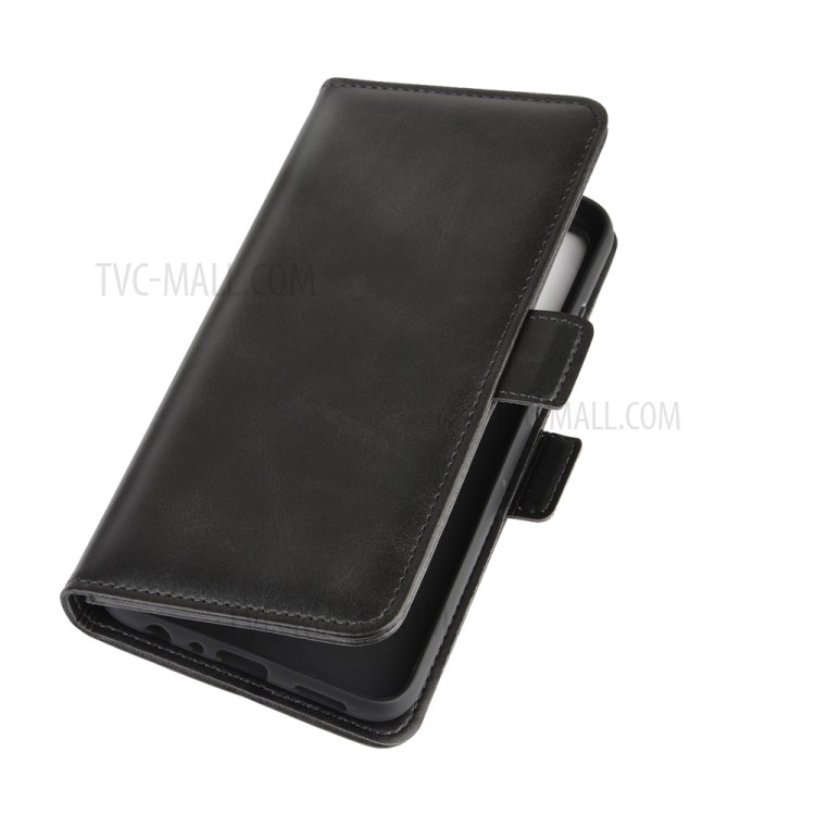 Caso De Telefone Celular Carteira Dupla Magnética Couro Fecho De Honra 9X Lite - Preto-3
