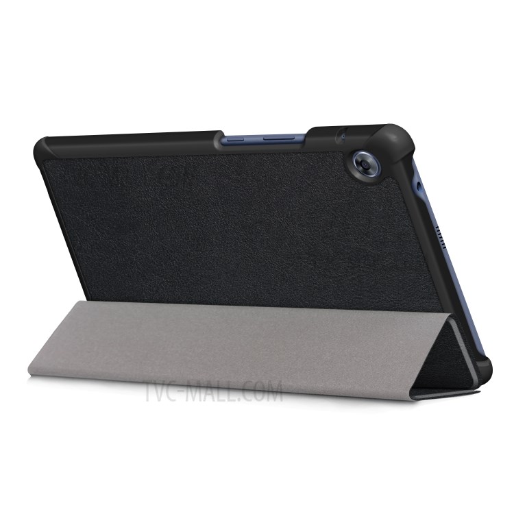 Tri-fold Stand Leather Smart Case for Huawei MatePad T8/C3 8.0 2020 - Black-7