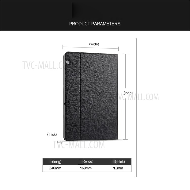 Top Layer Cowhide Leather Stand Case for Honor Play Pad 5 10.1-inch-13