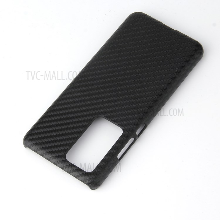 PU Leather Coated Hard PC Phone Case for Huawei P40 - Carbon Fiber-4