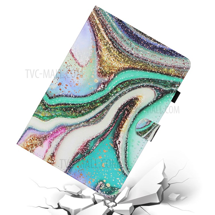 Pattern Printing Card Slots Stand Flip Leather Protective Cover for Huawei MediaPad T5 10.1 - Glittery Elements-5