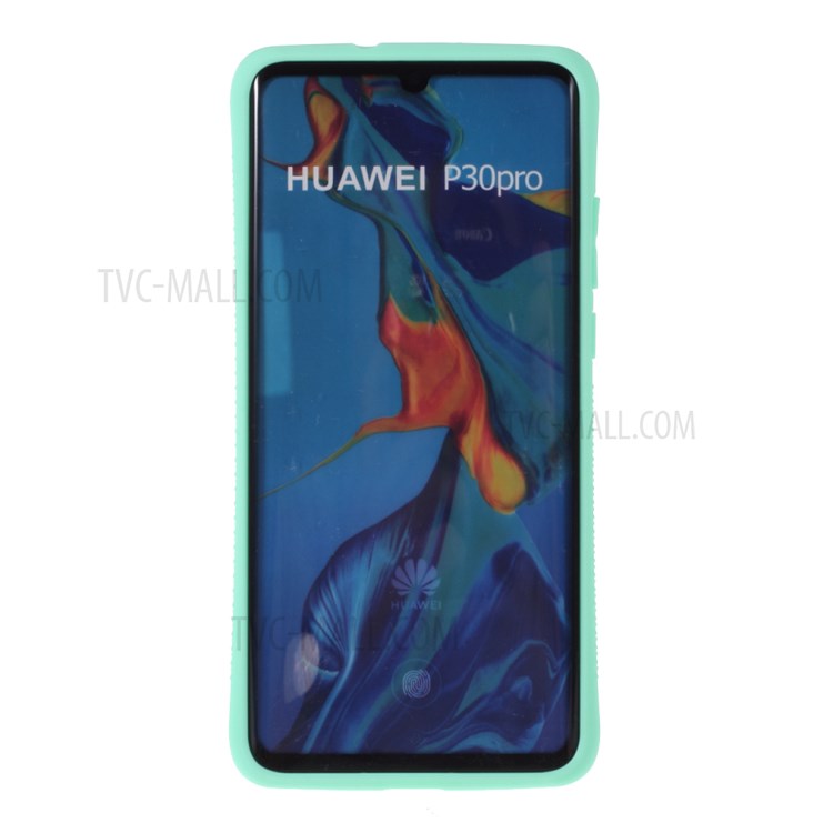 IFACE Série PC MALL Macaron TPU Téléphone Cellulaire Pour P30 Pro Huawei - Bleu / Cyan-3