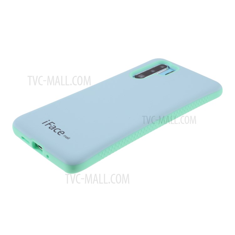 IFACE Série PC MALL Macaron TPU Téléphone Cellulaire Pour P30 Pro Huawei - Bleu / Cyan-5