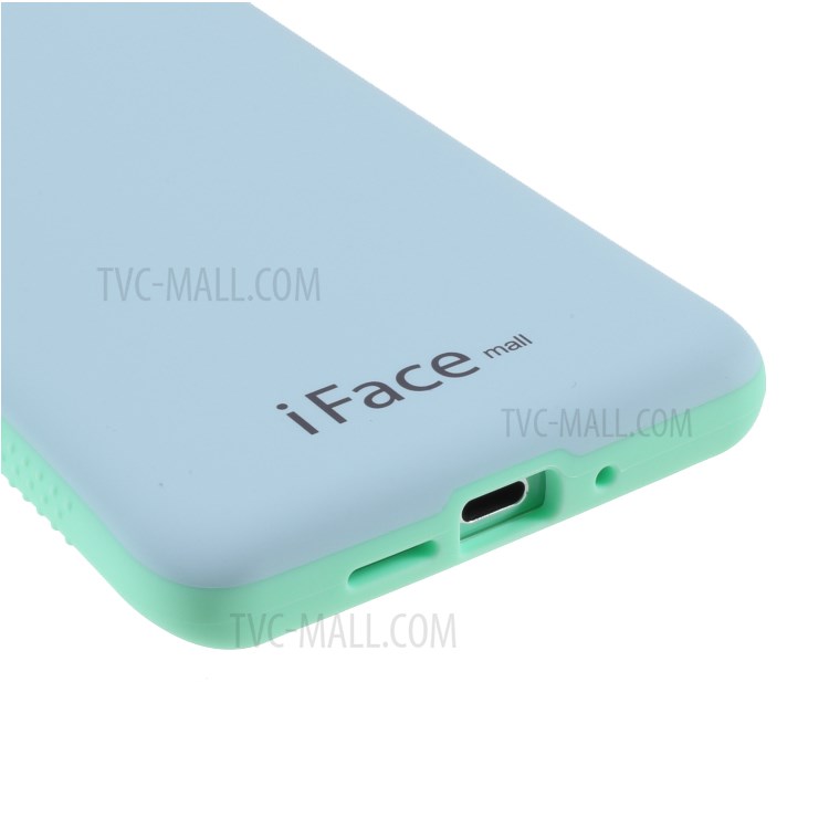 IFACE Série PC MALL Macaron TPU Téléphone Cellulaire Pour P30 Pro Huawei - Bleu / Cyan-6