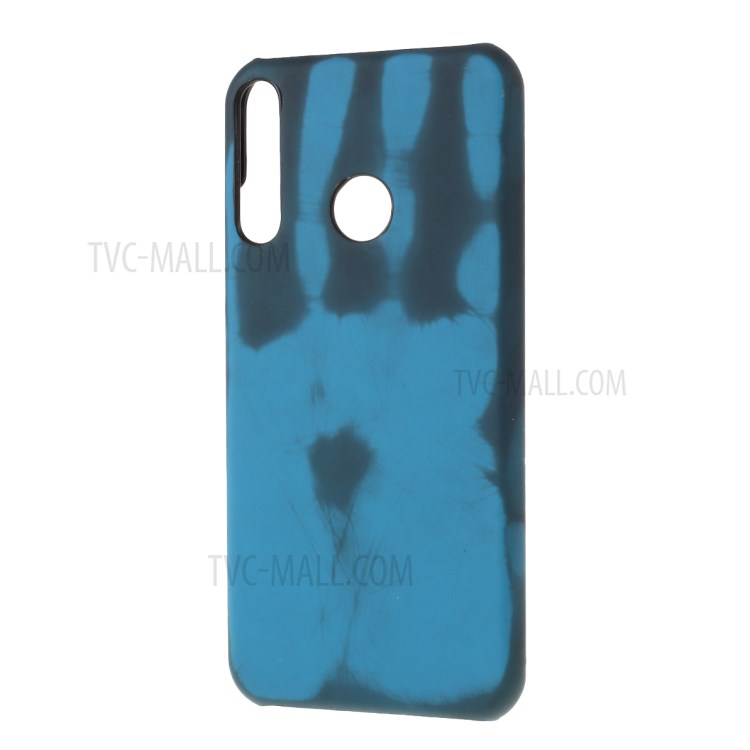 Cor Indução Térmica Mudando Caso De Telefone Para Huawei P40 Lite E / Y7p / Honra 9C / Y7 (2020) - Azul-2