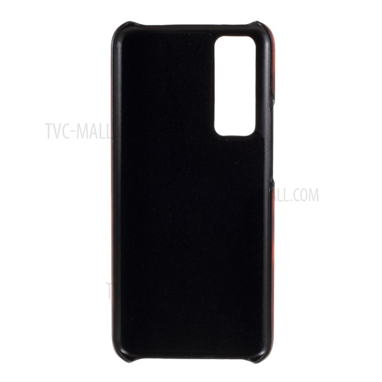 Couleur Fluorescente À Induction Thermique Changer La Casse De Téléphone Arrière PC Pour Huawei Nova 7 5G - Rouge-2