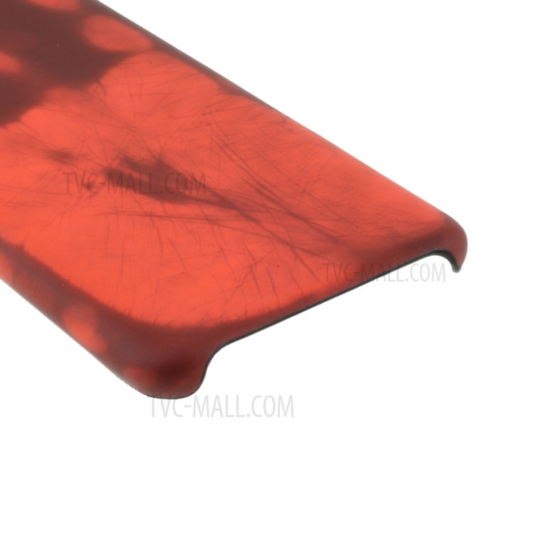 Couleur Fluorescente À Induction Thermique Changer La Casse De Téléphone Arrière PC Pour Huawei Nova 7 5G - Rouge-4