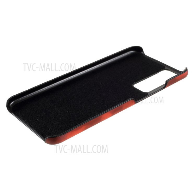 Couleur Fluorescente À Induction Thermique Changer La Casse De Téléphone Arrière PC Pour Huawei Nova 7 5G - Rouge-5