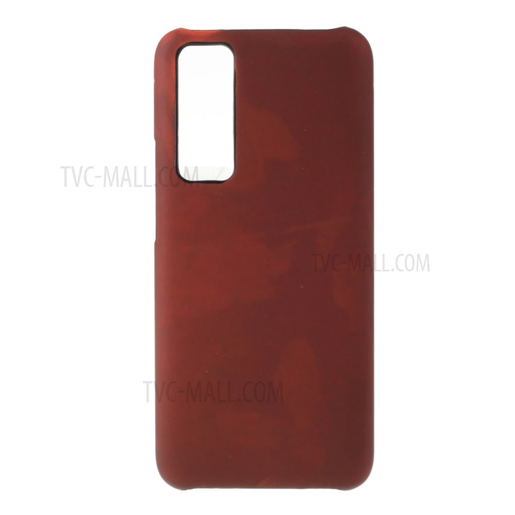 Couleur Fluorescente À Induction Thermique Changer La Casse De Téléphone Arrière PC Pour Huawei Nova 7 5G - Rouge-7