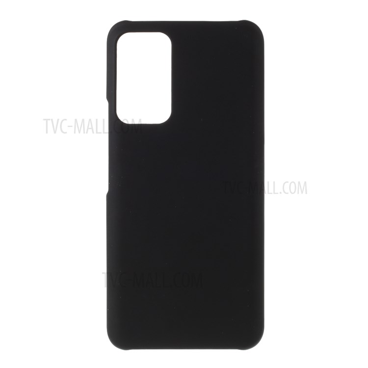 Rubberized Hard PC Back Case for Honor X10 5G - Black-1