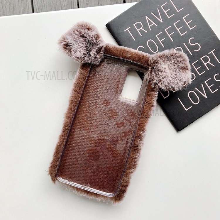 Porco Pele Em Forma Revestida Caso De Telefone TPU Suave Para 30S Honra Huawei - Café-3
