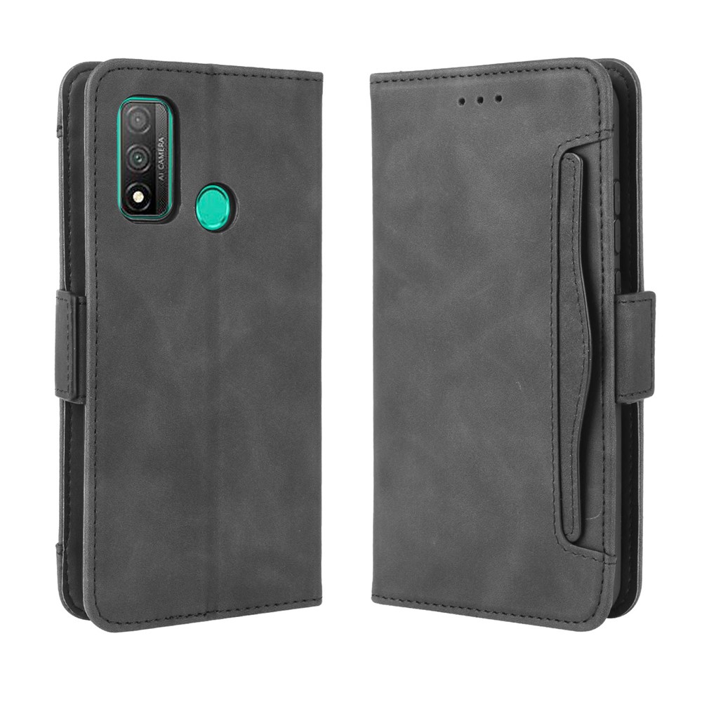 PU Leather with Multiple Card Slots Cover for Huawei Nova Lite 3+/P Smart 2020 - Black-2