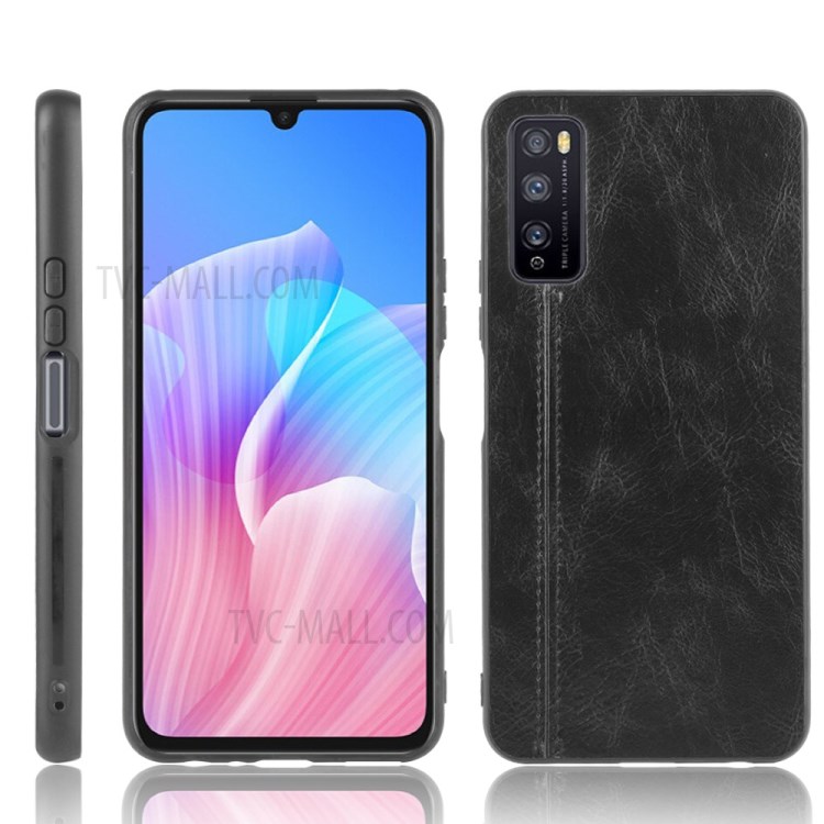 PU Leather Coated PC + TPU Mobile Phone Shell for Huawei Enjoy Z 5G/Enjoy 20 Pro - Black-1