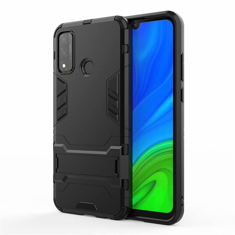 Guard PC + TPU Combo Cover with Kickstand for Huawei P smart 2020 - Black-1