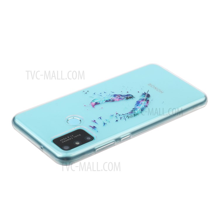 Caso Padrão Macio Impressão TPU Volta De Telefone Para P Huawei SMART 2020 - Pena-5
