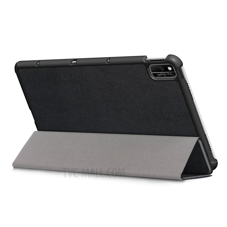 Tri-dobra Com Tampa Comprimido Couro Suporte Para Honra V6 5G 10,4 - Preto-7