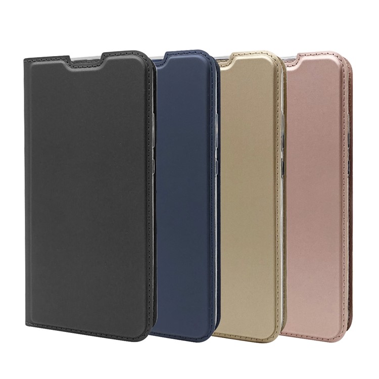 Magnetic Adsorption Leather with Card Holder Shell for Huawei P40 lite E/Y7p/Honor 9C - Black-9