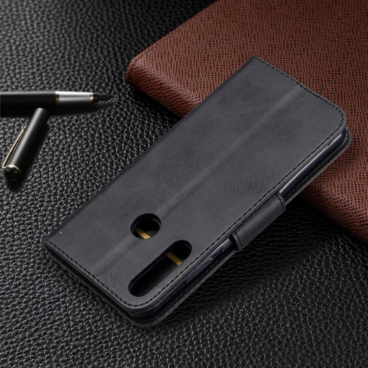 PU Estojo De Couro Carteira Elegante Para Y6p Huawei - Preto-8