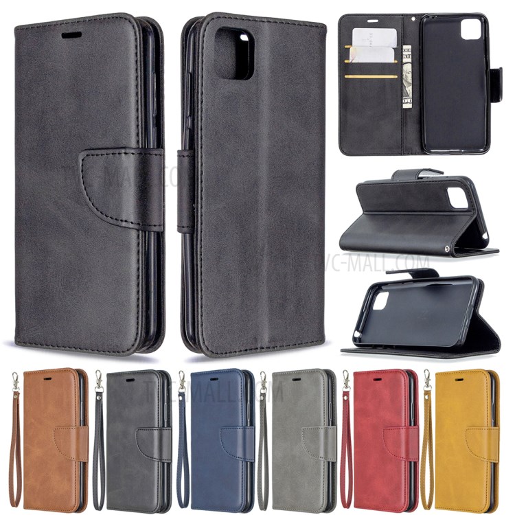 PU Leather Protection Case for Huawei Y5p/Honor 9S - Black-11