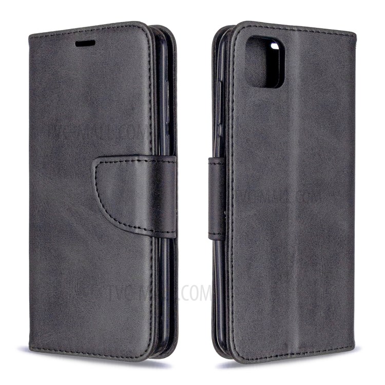 PU Leather Protection Case for Huawei Y5p/Honor 9S - Black-4