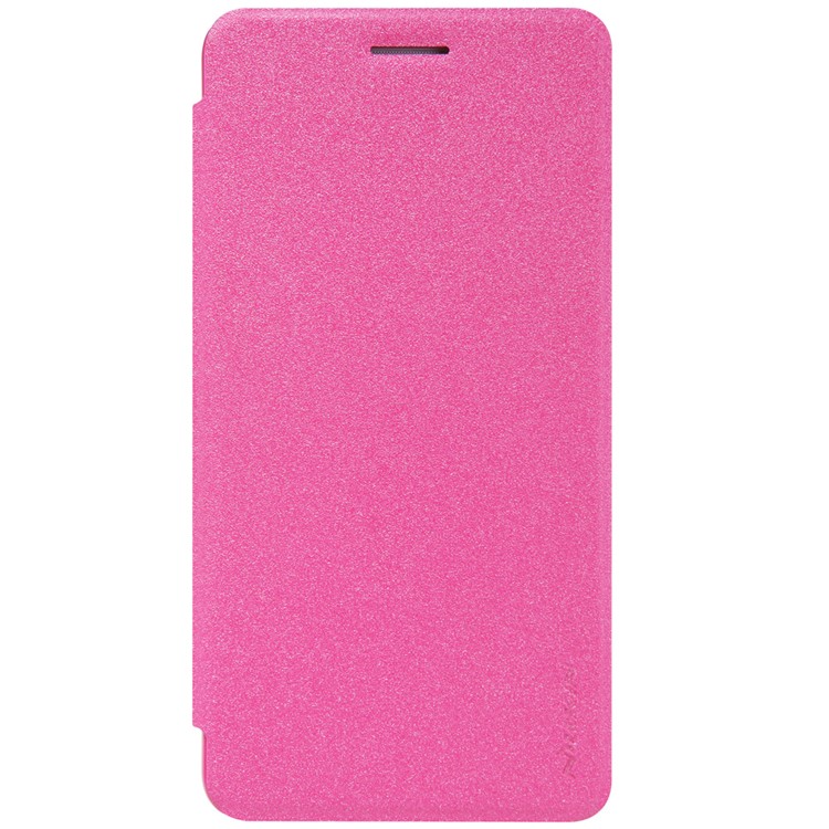 NILLKIN Sparkle Series Smart Leather Phone Case for Huawei Y6 II / Honor 5A - Rose-1