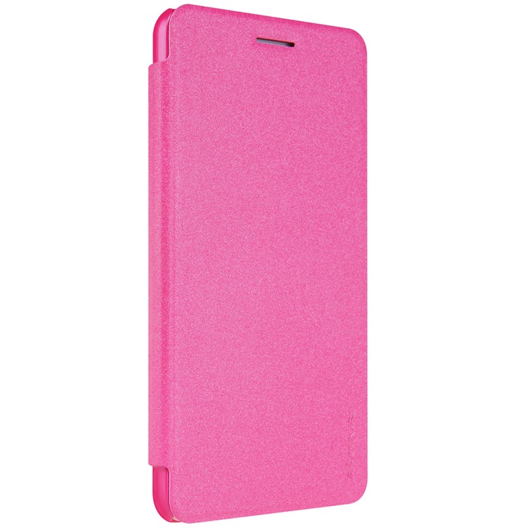 NILLKIN Sparkle Series Smart Leather Phone Case for Huawei Y6 II / Honor 5A - Rose-4