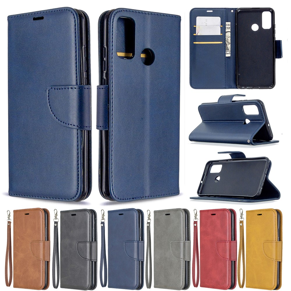 Caso Carteira De Couro Suporte Para P Huawei SMART 2020 - Preto-11
