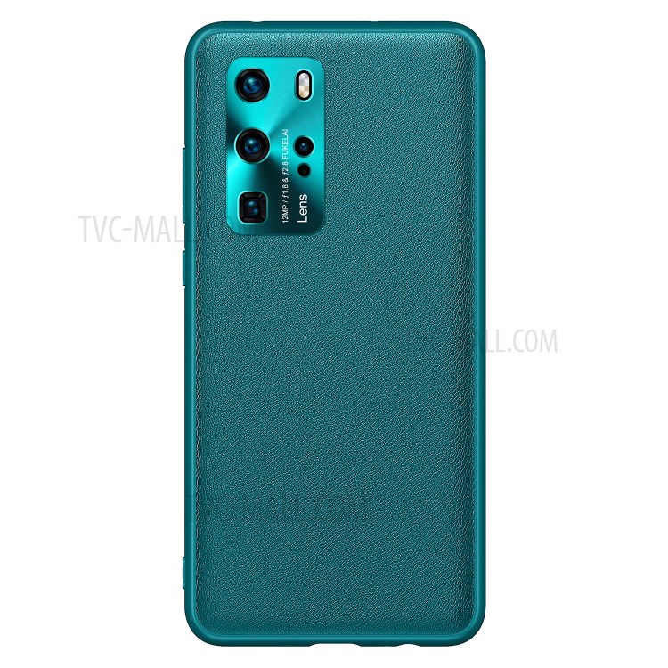 Fukelai CD Veias Tampa Da Caixa De Telefone Com Câmera Cobrindo Para Pro P40 Huawei - Verde-1