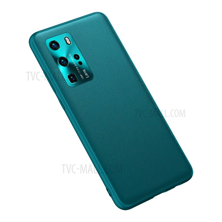 Fukelai CD Veias Tampa Da Caixa De Telefone Com Câmera Cobrindo Para Pro P40 Huawei - Verde-4