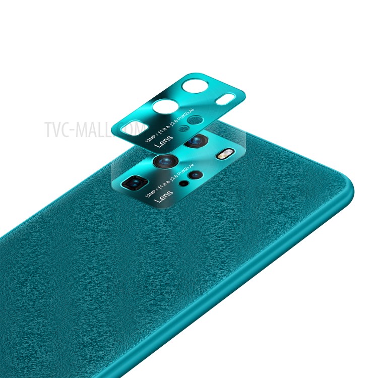 Fukelai CD Veias Tampa Da Caixa De Telefone Com Câmera Cobrindo Para Pro P40 Huawei - Verde-6