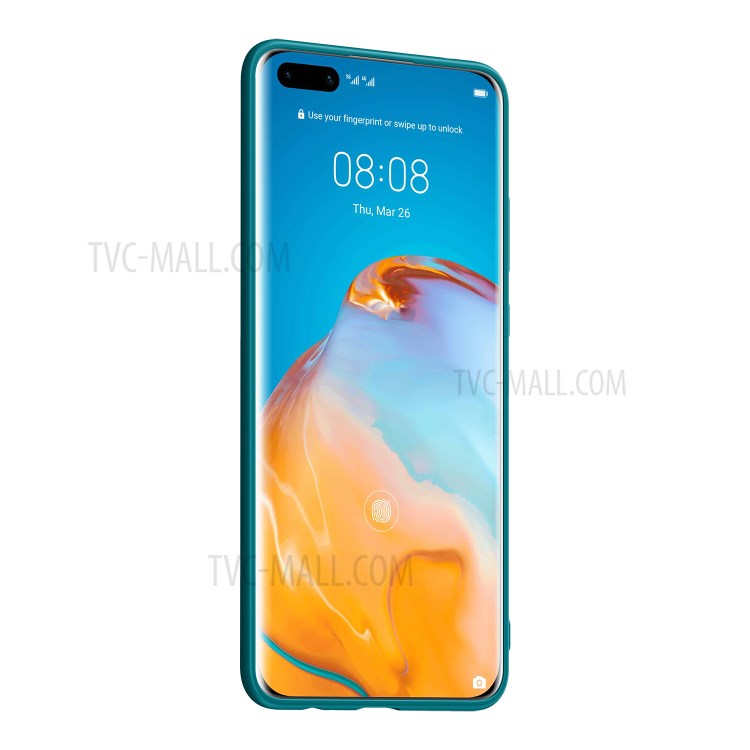 Fukelai CD Veias Tampa Da Caixa De Telefone Com Câmera Cobrindo Para Pro P40 Huawei - Verde-8
