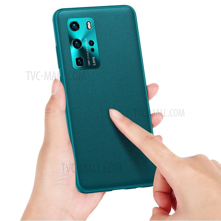 Fukelai CD Veias Tampa Da Caixa De Telefone Com Câmera Cobrindo Para Pro P40 Huawei - Verde-9