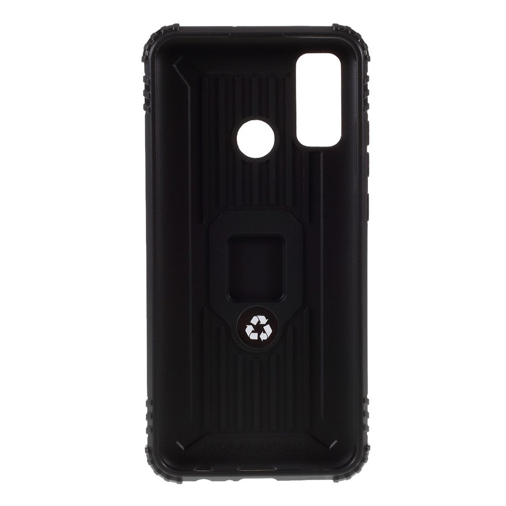 Finger Ring TPU Phone Case for Huawei P smart 2020 - Black-3