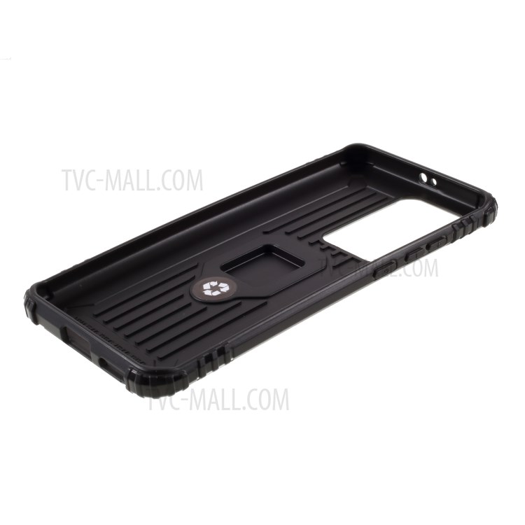 Bague De Cas TPU Téléphone Pour Huawei P40 Pro + / P40 + - Noir-9