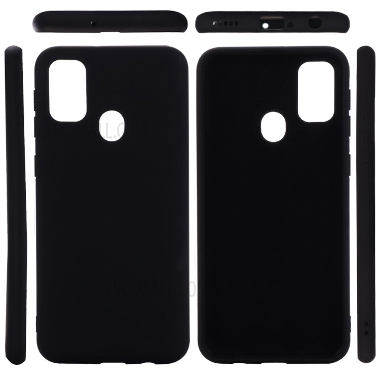 Caso De Telefone Celular Concha De Silicone Líquido Para P Huawei SMART 2020 - Preto-5