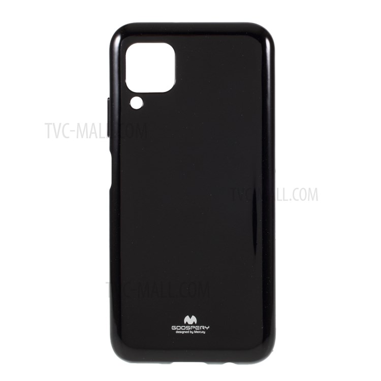 MERCURY GOOSPERY Poudre Flash Couverture TPU Spécial Pour P40 Lite 4G Huawei / Nova 7i / Nova 6 SE - Noir-1